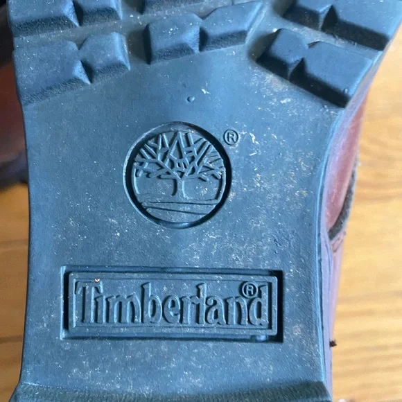 Vintage Timberland Brown Leather Boots 7.5 - Picture 3 of 5
